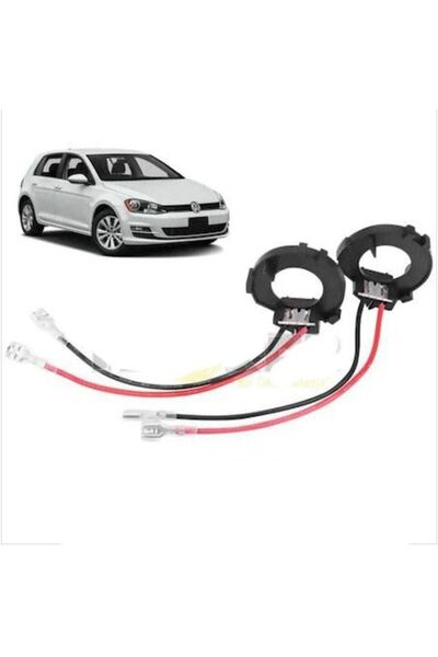 ERAKS CAR ACCESORIES Golf 7 MK7 GTİ Uyumlu Led Xenon Far Bağlantı Montaj Sabi...