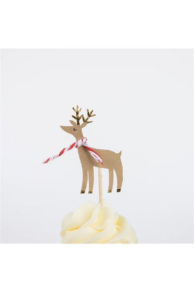 Meri Meri New Year's Evi Cupcake Kit - Festive House Set of 24