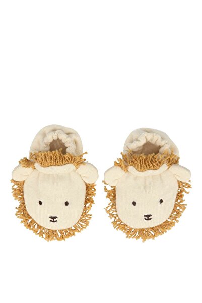 Meri Meri - Lion Baby Booties - Aslanlı Bebek Patiği