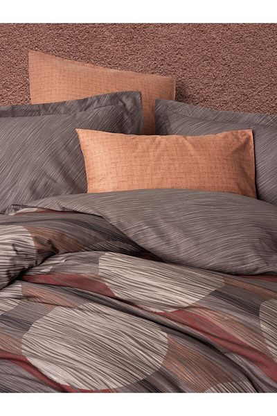 Cotton Box Комплект завивки Fluss Cinnamon Modern за двоен юрган