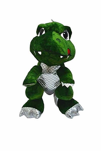 Şeker Adası Canavar Dinazor Trex 40 cm - Peluş Oyuncak T-rex Yeşil