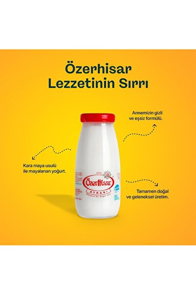 ÖzerHisar Cam Şişe Ayran / 245 ml / 20 ' Li