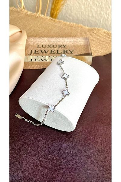 Belle Slim Model White Steel Bracelet