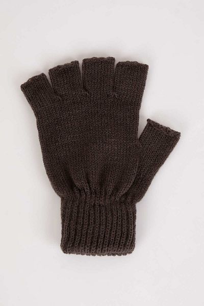DeFacto Men's Cut-Toed Knitwear Gloves L9300Az24Wn