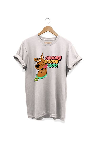 remonz Scooby Printed Oversize Βαμβακερό T-Shirt - Crew Neck, Large Size