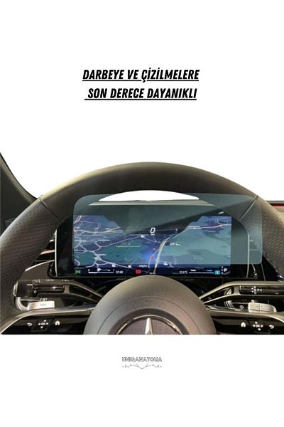UniqAnatolia Mercedes E180 2024 Digital Ghost Indicator Compatible Nano Screen Protector