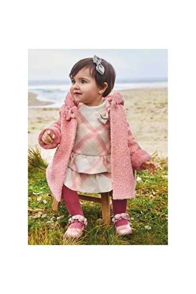 MAYORAL Pink Furry Girl's Coat