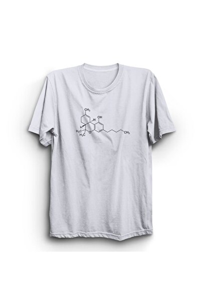 The Fame THC, tetrahidrokanabinol, molekularna struktura 100% pamuk majica