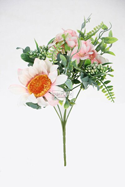 Yapay Çiçek Deposu Τεχνητό Μίνι Γαρνιτούρα Ηλίανθος-Ορταντζάκι Συσκευασία Πού...