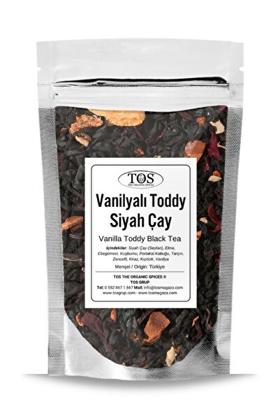 TOS The Organic Spices شاي تودي بالفانيليا السوداء - 100 جم (1. الجودة)