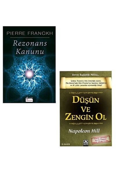 Altın Kitaplar Rezonans Kanunu # Düşün ve Zengin Ol (2li Set)