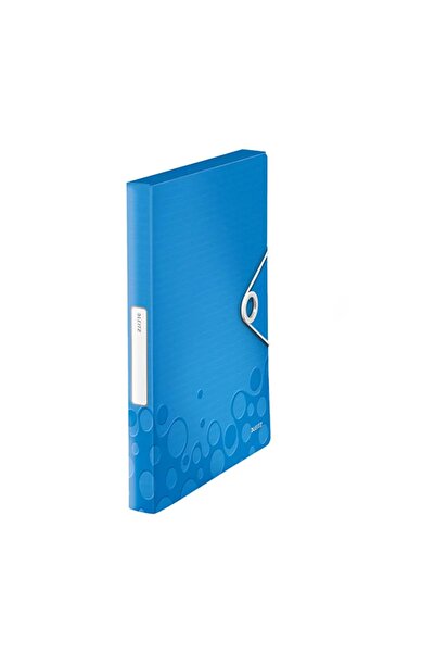 Leitz 4629 Active Wow Kalın Lastikli Dosya Metalik Mavi