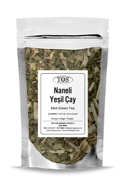 TOS The Organic Spices Green Mint Tea - Mint, 40 G, 1St Quality
