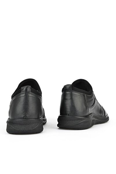 Ziya , Erkek Hakiki Deri Sneaker 143423Z69 Siyah