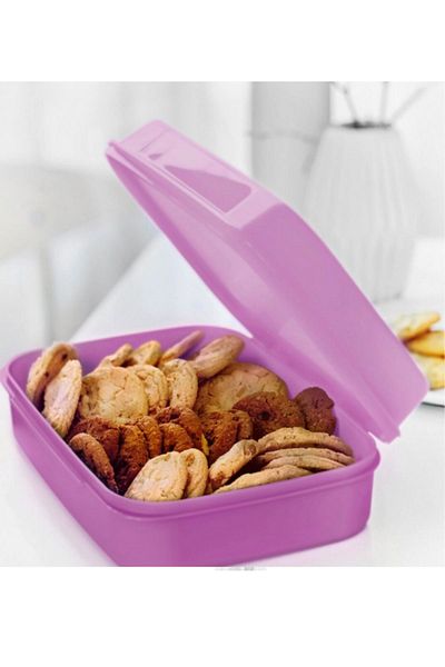 Tupperware 2L Large Candy Box - Mulberry Cookie Container