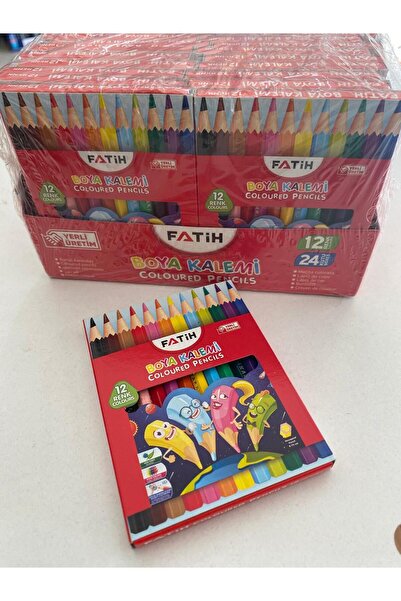 Fatih Small Size 24 Pieces 12 Pieces Dry Paint Set