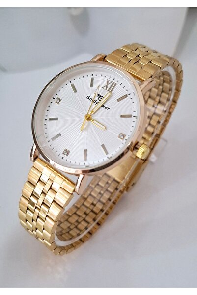 Goldpower Luxury Women's Wristwatch - Steel Cord Design