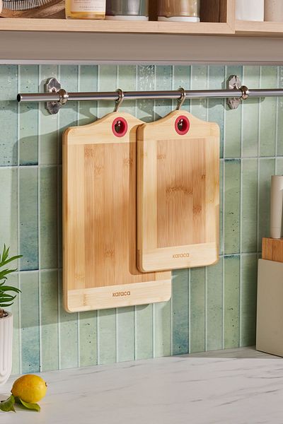 Karaca Lara 2-Piece Bamboo Cutting Board 30/36 cm