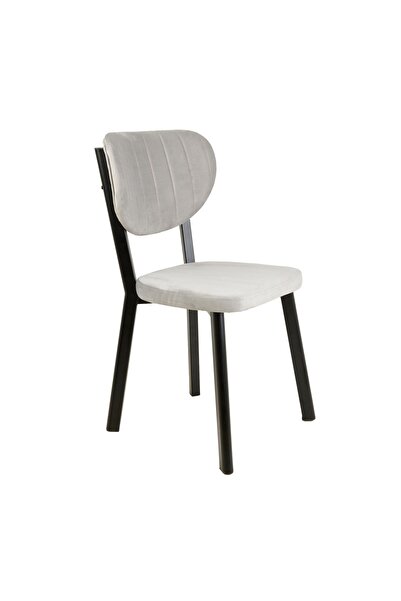 Akın Lux Akın Lüx Elma Sandalye - Gri - 85x41x43 cm
