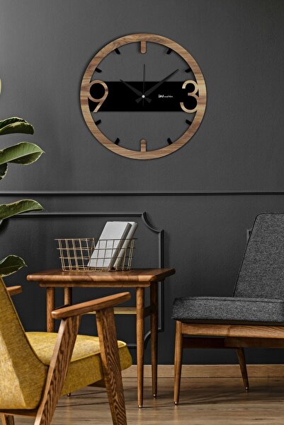 LandiWork Dekoratif Sessiz Duvar Saati, 60cm, Yeni Ev Hediyesi, Modern Salon ...