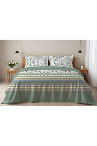 Evmila Σετ Παπλωματοθήκη με Σχέδιο Λουλουδιών 200x220 εκ. 2 Τεμάχια 50x70 εκ.