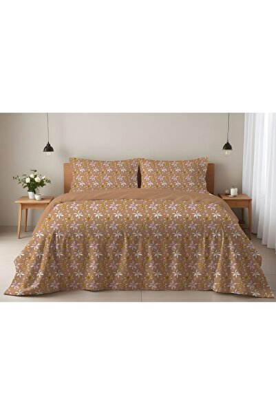 Evmila Σετ Παπλωματοθήκη με Σχέδιο Λουλουδιών 200x220 εκ. 2 Τεμάχια 50x70 εκ.