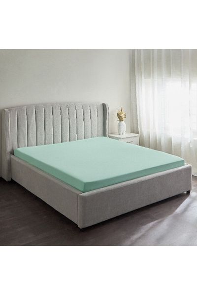 Home Box Derby Solid King Microfibre Fitted Sheet - 180x200+25 cm