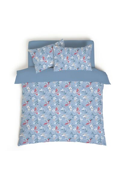 Evmila Cvetni dezen Štampano Bračni 200x220 cm 2 komada 50k70cm Set posteljine