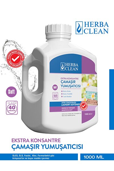 HERBACLEAN Konsantre Çamaşır Yumuşatıcı 1000 ml