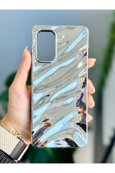 Go Aksesuar حافظة سيليكون ثلاثية الأبعاد بتصميم مموج متوافقة مع هاتف سامسونج جالاكسي A32