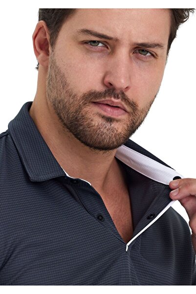 Adams Ανδρικό μπλουζάκι Polo Neck Functional Polyester - Κοντό μανίκι