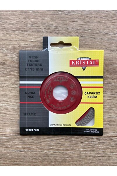 Kristal Mesh Çapaksız Turbo Seramik Kesici 115 mm Kod:33453