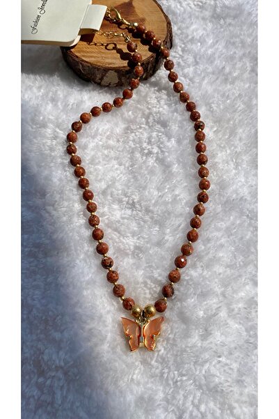 Takkı by Handan Jasper taşı tsarım kolye.