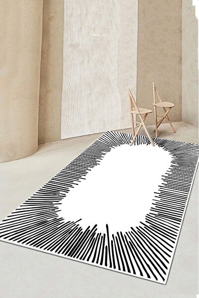 Chilai Home Somber Ekru Dekoratif Halı Dikdörtgen Djth