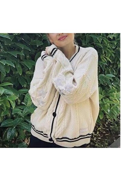 Touz Moda Ζακέτα Taylor Swift Beige Cardigan Oversize