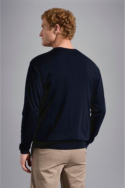 PAUL&SHARK Men's Blue Organic Cotton Long Sleeve Sweatshirt - C0P1047-050