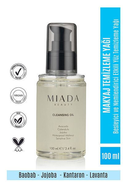 Miada Beauty 100 ml Makeup Remover Oil - Cleansing Oil