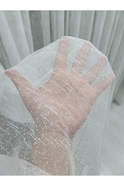 BBB Natural Linen Tulle Curtain Ecru 1 E 3 Pleated Et3011