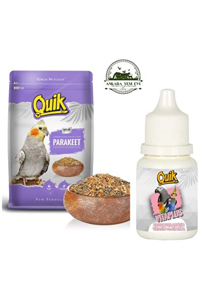 Quik Paraket Yemi ve Vitamini Süper 2"li