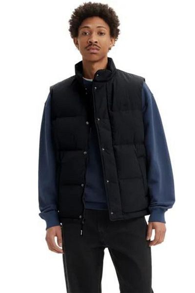 Levi's روكريدج A8556-0000 سترة سوداء للرجال