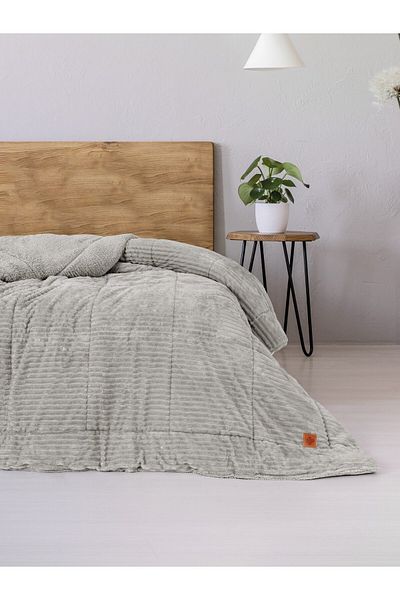 Cotton Box Gray Wave Single Duvet - 155X215 cm