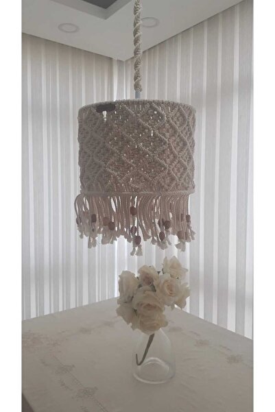 SERAN DESİGN TRADE MAKROME ŞIK  SARKIT AVİZE / ABAJUR / LAMBADER