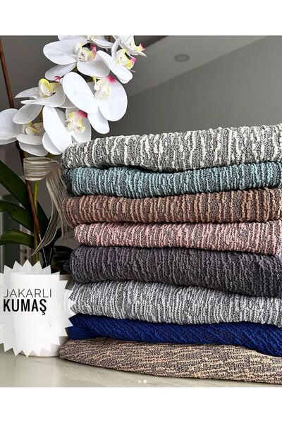 TUCHMALL Koltuk Örtüsü 3+3+1+1 Takımı Lastikli Esnek Yıkanabilir Çekyat Kanepe Kılıfı.