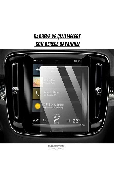UniqAnatolia Volvo S90 2018 2019 2020 2021 Navigation & Multimedia Compatible Nano Screen Protector