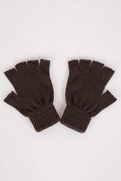 DeFacto Men's Cut-Toed Knitwear Gloves L9300Az24Wn
