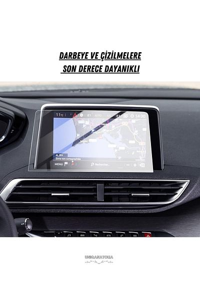 UniqAnatolia Peugeot 5008 Gt Line 2016-2020 Navigation Compatible Nano Screen Protector