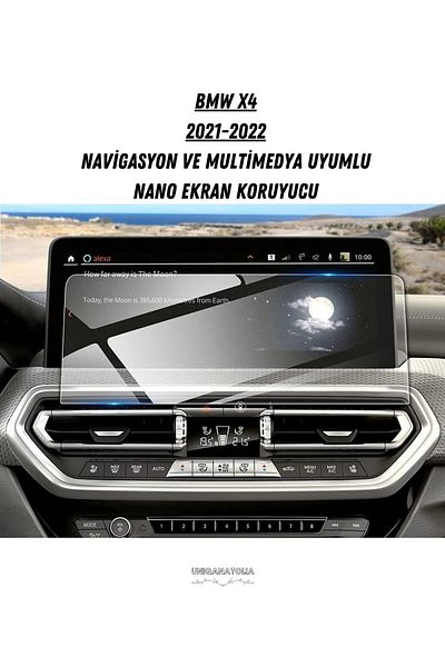 UniqAnatolia Bmw X4 2021 2022 Navigation and Multimedia Compatible Nano Screen Protector
