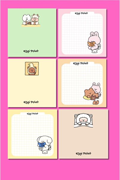 pnkycrco 600 SAYFA Kişiye Özel Not Kağıdı Bloknot Notepad Memopad