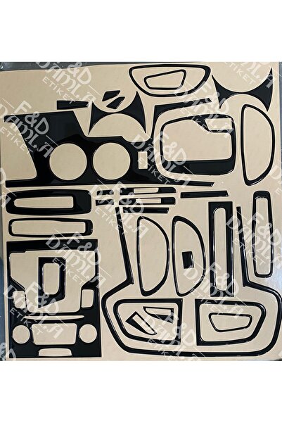 FD OTOMOTİV طقم توربيدو، وحدة تحكم، زخرفة، صدر مطلي بالماهوجني باللون الأسود ...