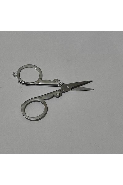 hagiki Genuine Practical Easy Portable Steel Travel Scissors - Foldable and Stainless